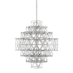 Chandelier Clinton - Nickel | Antique Brass