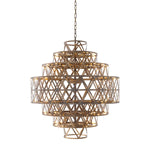 Chandelier Clinton - Nickel | Antique Brass