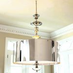 Turned Pendant Chandelier-Nickel-Large | Small