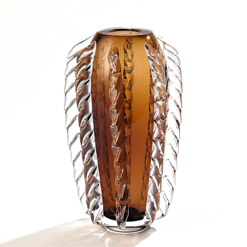 Fringe Vase - Tobacco