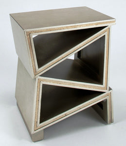 Triangle Cutouts Accent Table