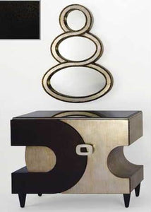 Pewter Ellipses Wall Mirror