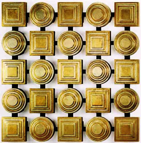 Squares & Circles in Gold