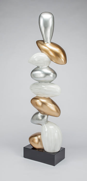 Pebble I & Pebble II Floor Sculpture
