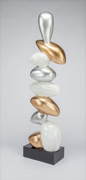 Pebble I & Pebble II Floor Sculpture