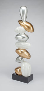 Pebble I & Pebble II Floor Sculpture