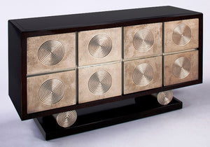 Textured Circles Cabinet