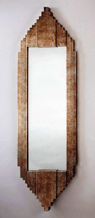 V - Panel Two-Toned Mirror