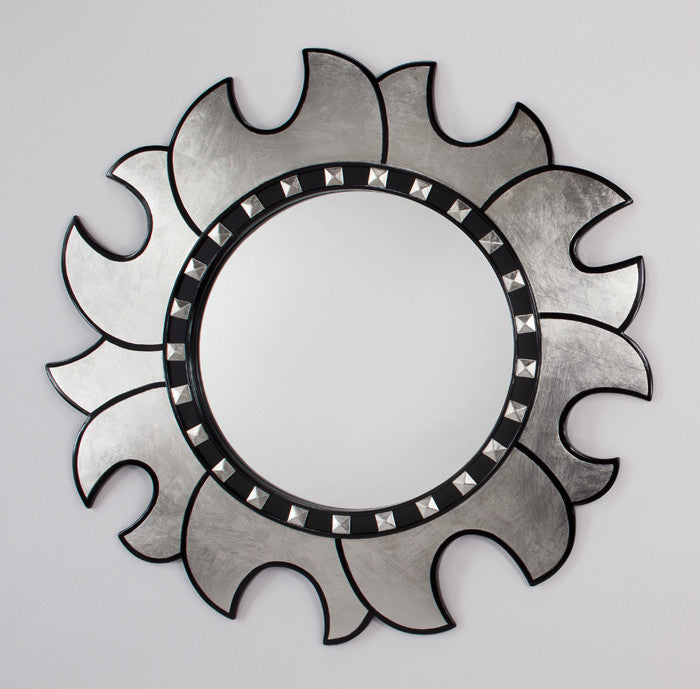 Silver Cutouts Mirror