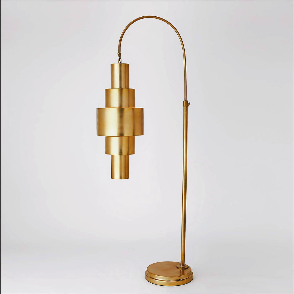 Babylon Floor Lamp - Antique Brass & Bronze