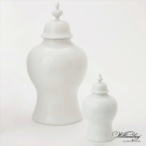 Beaufort Ginger Jar - Matte Black & White