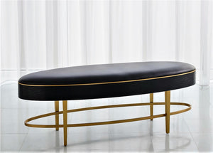 Ellipse Bench - Ivory | Ebony