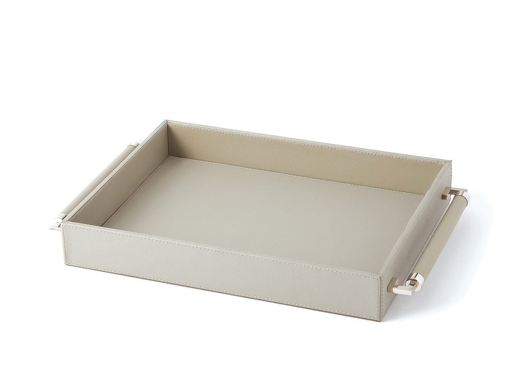 Double Handle Serving Tray - Grey
