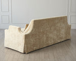 DIANA SKIRTED SOFA-DRAGONFLY BLUE & FINN HAZELNUT