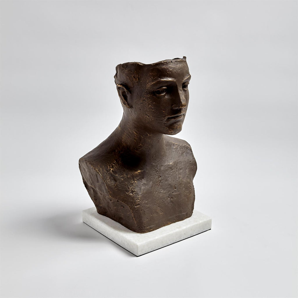 Head Sculpture - Cast Iron