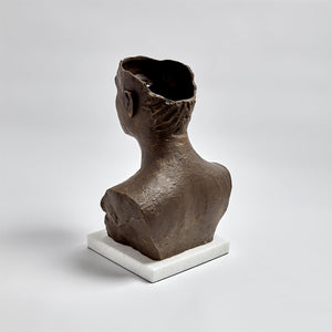 Head Sculpture - Cast Iron