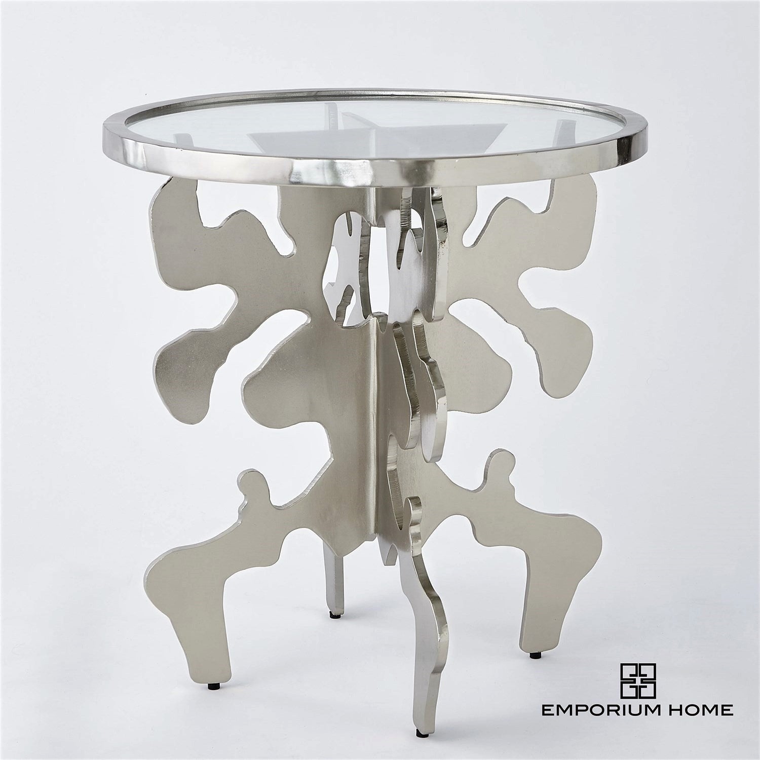 Ink Blot Side Table - Gold | Nickel