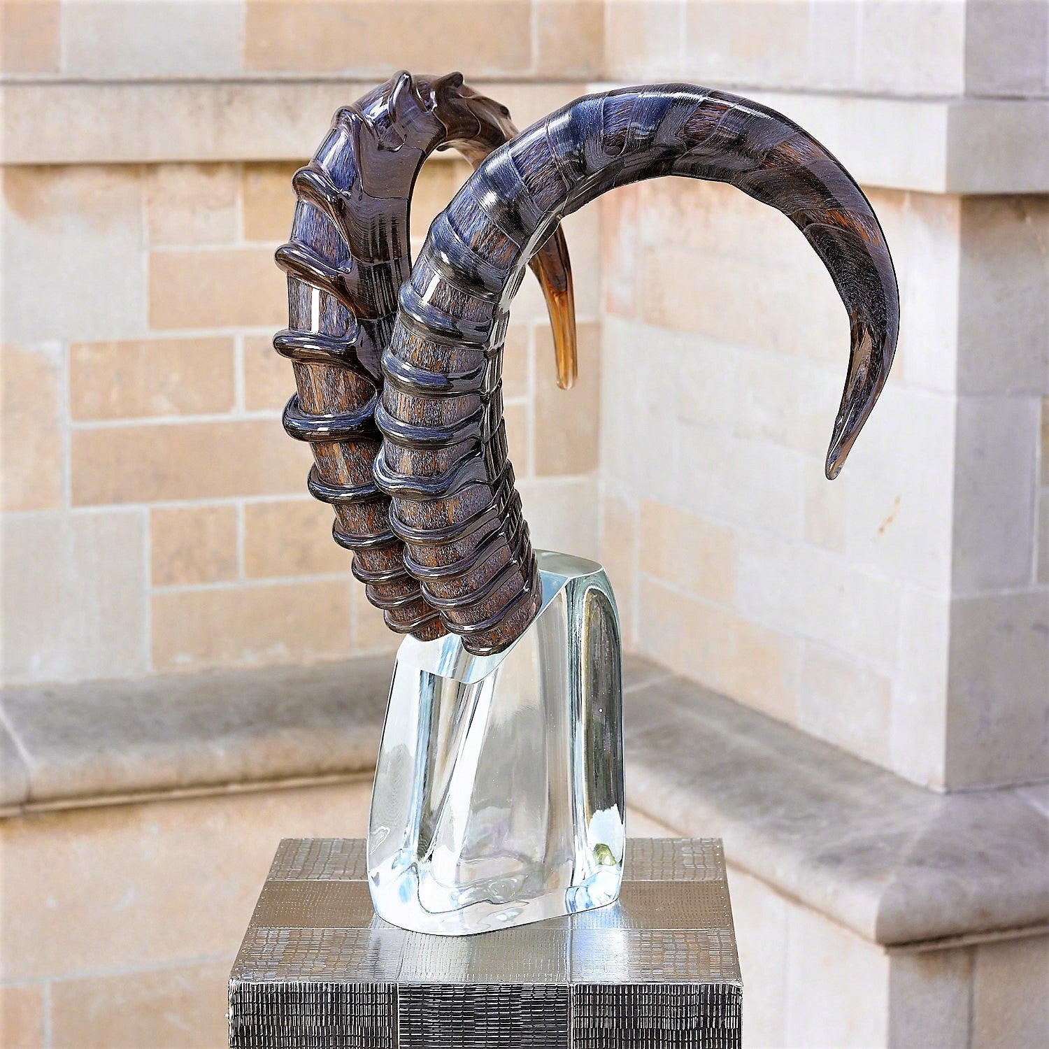 Kudu Head Sculpture