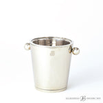 Margot Champagne Bucket- Nickel & Margot Side Table - Nickel