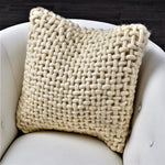 Noodle Felt Pillow - Bone