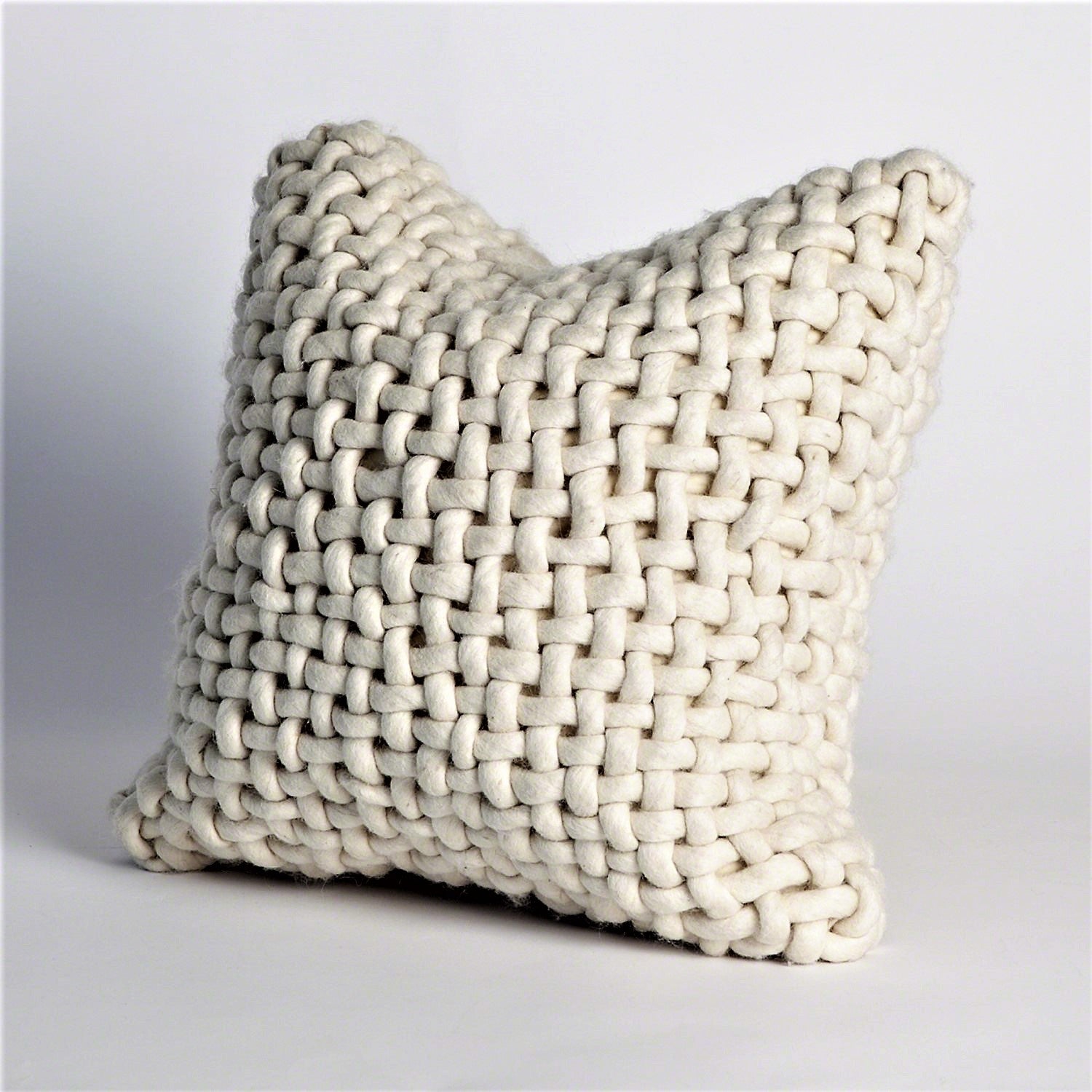 Noodle Felt Pillow - Bone
