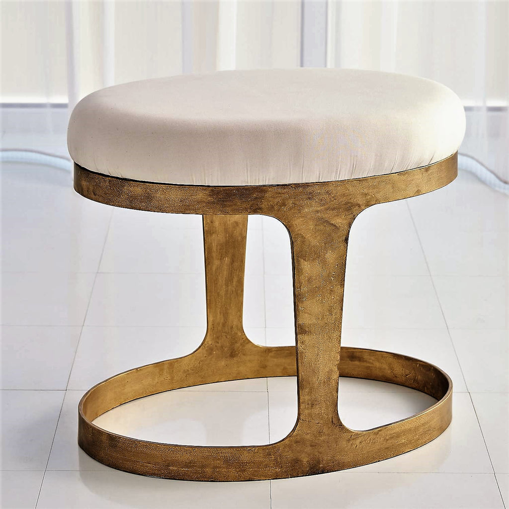 Oslo Stool - Antique Gold | Iron