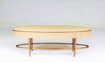 Ellipse Bench - Ivory | Ebony