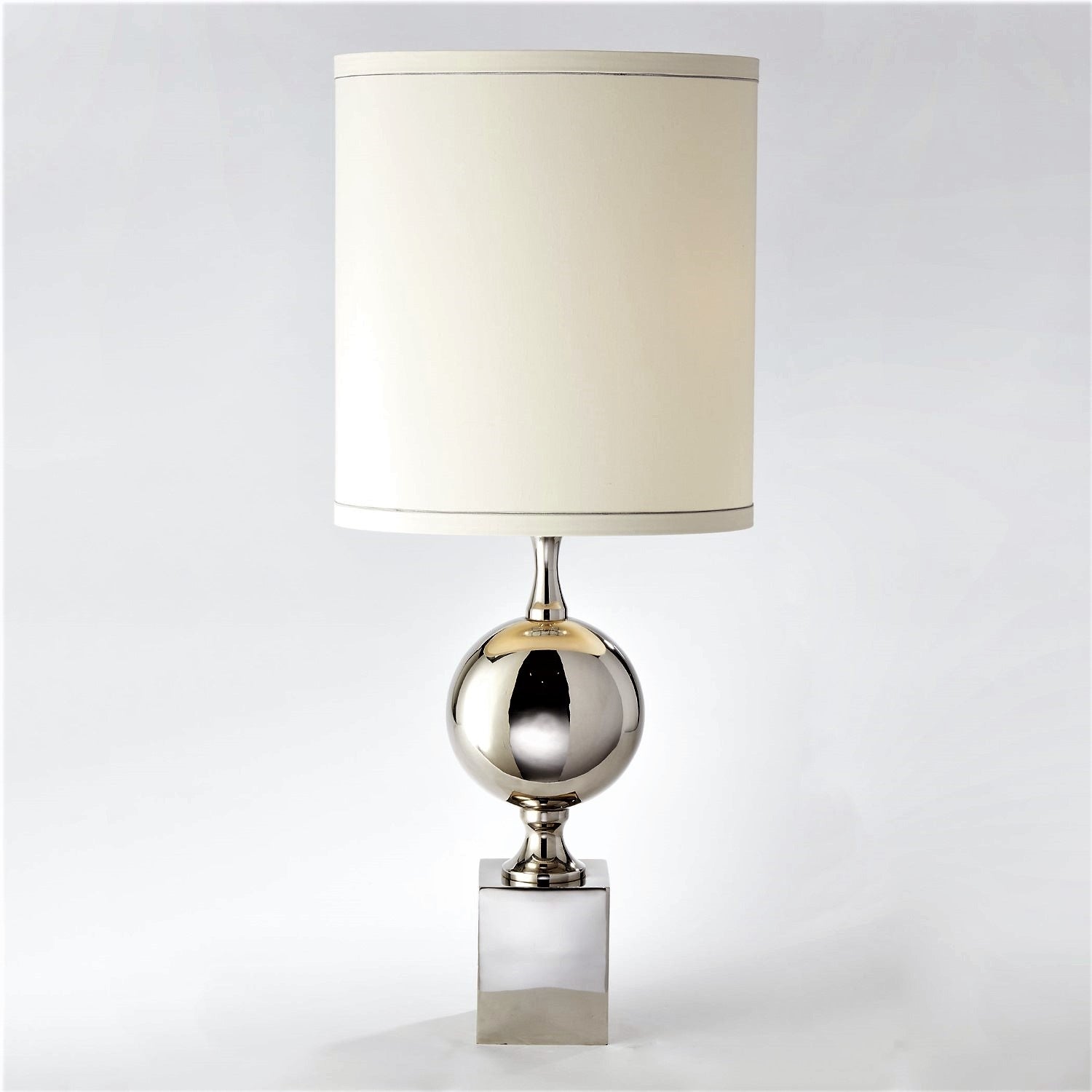 Pill Table Lamp - Nickel