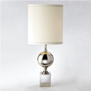 Pill Table Lamp - Nickel