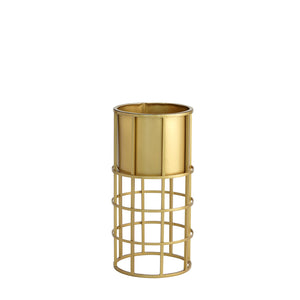 Ringed Planter Collection - Brass | Nickel
