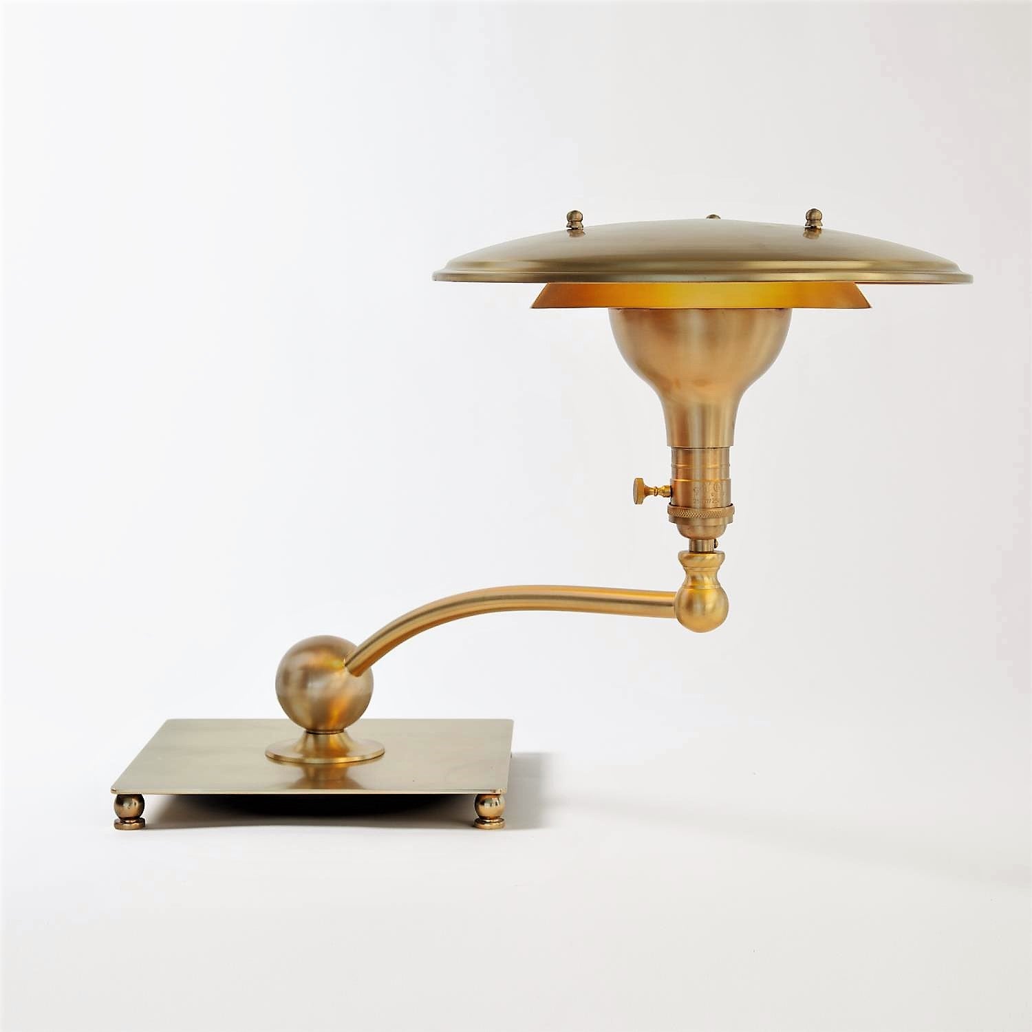 Saturn Lamp - Nickel | Brushed Brass