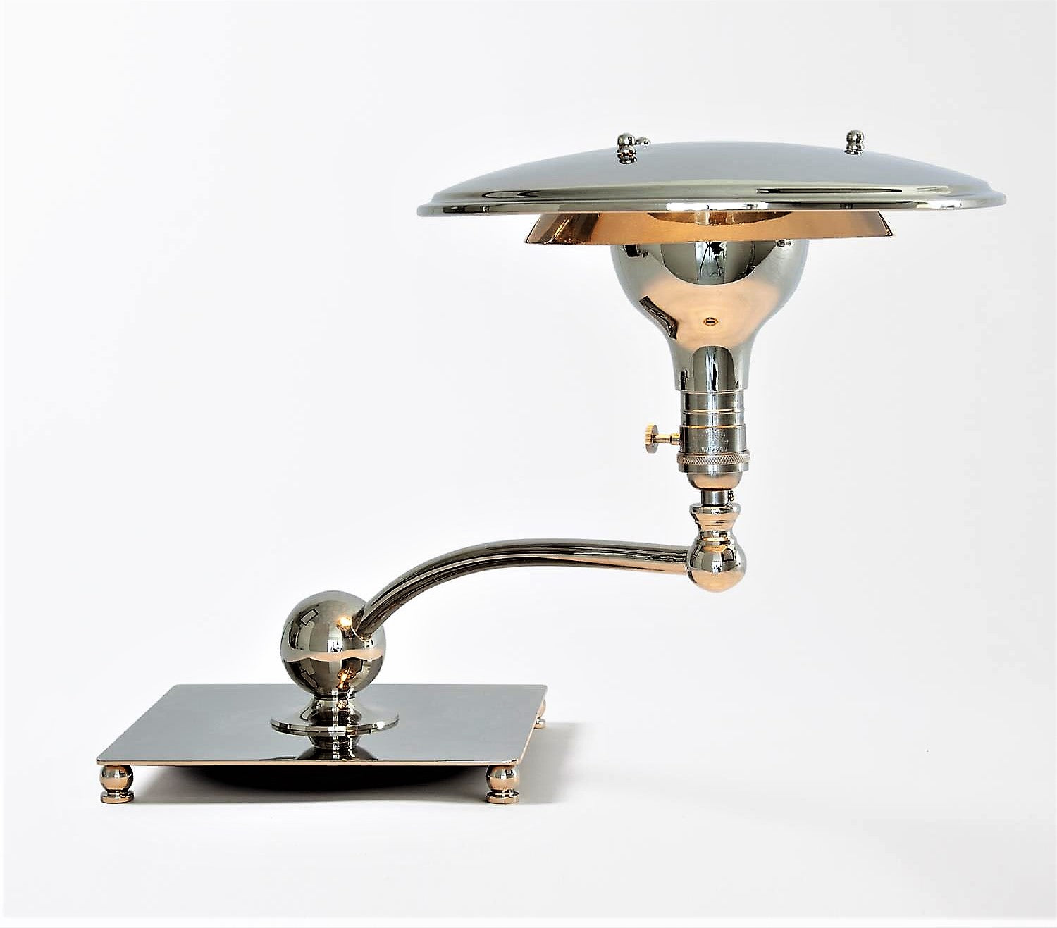 Saturn Lamp - Nickel | Brushed Brass