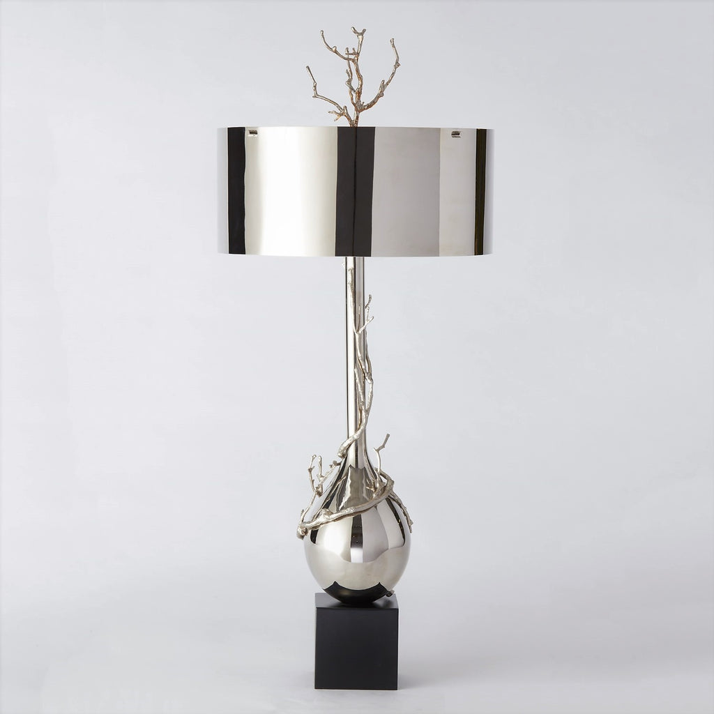 Twig Bulb Table Lamp - Nickel | Brass