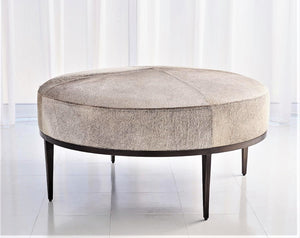 Urban Ottoman - Ivory | Grey