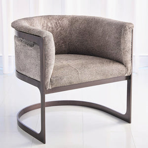 Regan Barrel Chair - Ivory | Grey