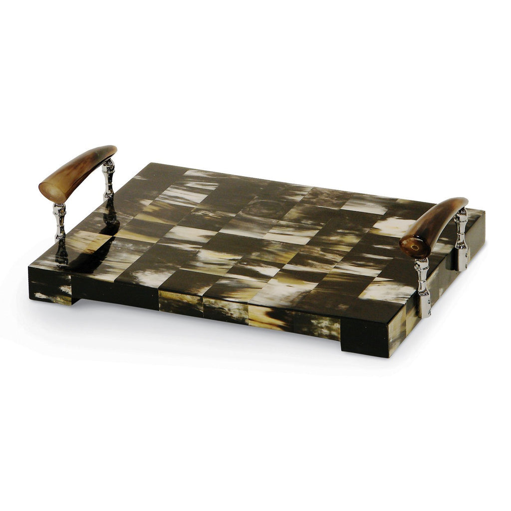 Horn Tray with Horn Handles
