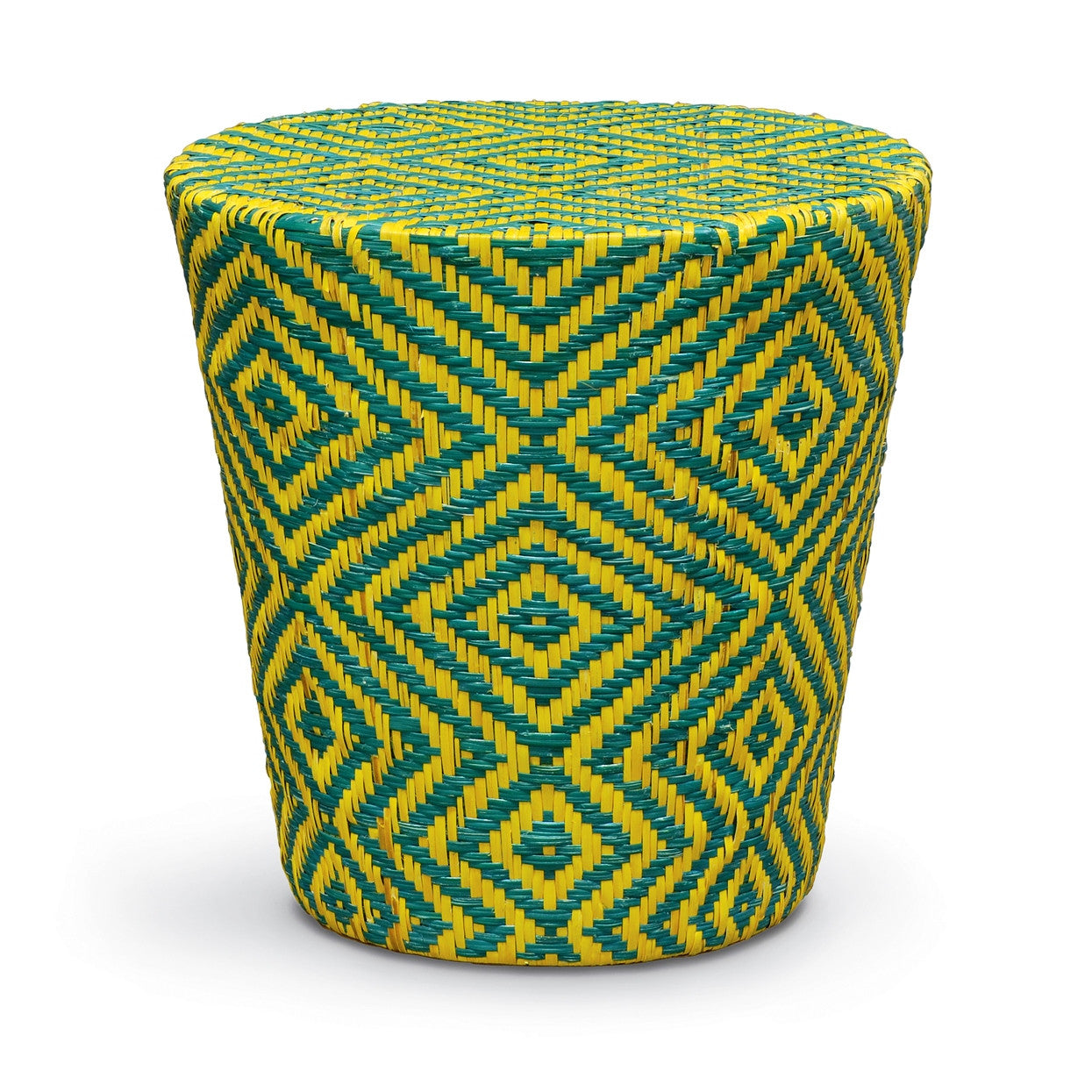 Woven Rattan Tapered Round Stool/Table