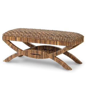 Havana Woven Bridge Bench